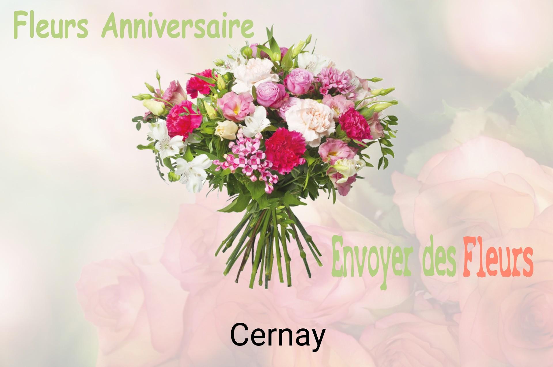 Bouquet de fleurs d’anniversaire livré à Cernay