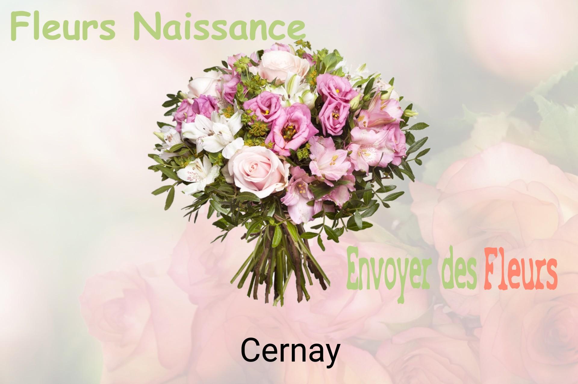 Bouquet de fleurs de naissance livré à Cernay